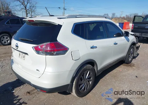 2016 Nissan Rogue Sl z USA, uszkodzony, nr VIN 5N1AT2MT0GC872596